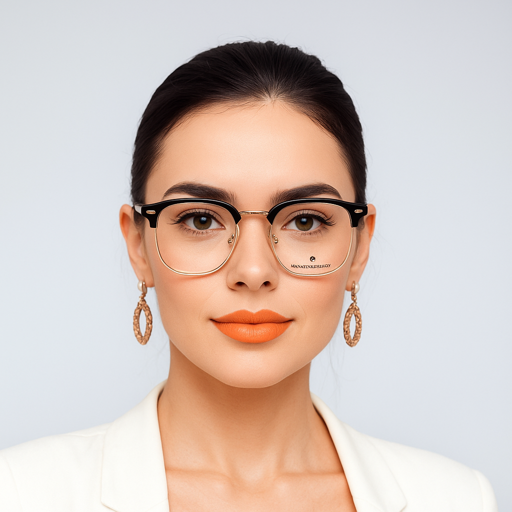 Herman Snellen 004004 , Wayfarer, Metallic Gold and Black