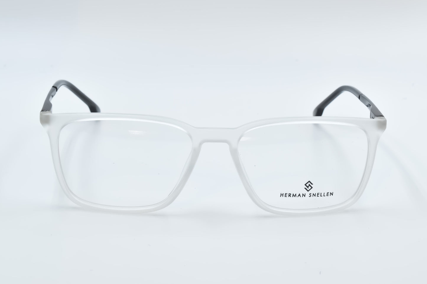 Herman Snellen 004007 , Wayfarer, White Transparent
