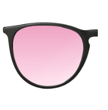 Pink Tinted Power Lenses