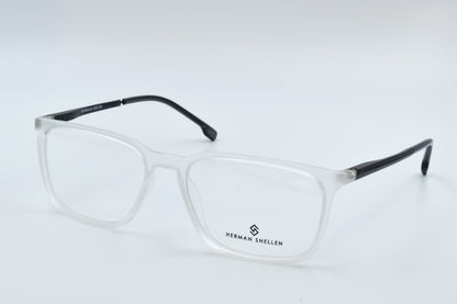 Herman Snellen 004007 , Wayfarer, White Transparent
