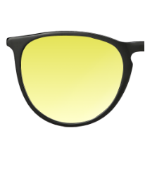 Yellow Tinted Power Lenses